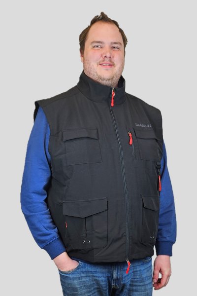 Outdoor väst ADAMO Svart