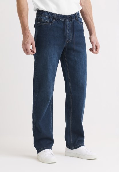 Stretchiga Joggerjeans Daniel blå