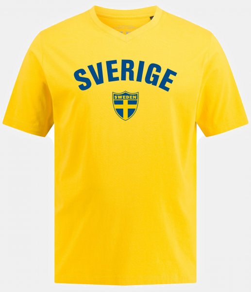 Supporter t-shirt Sverige Gul