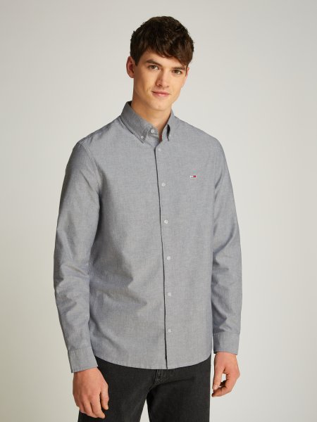 Långärmad skjorta TOMMY Dark Night Navy