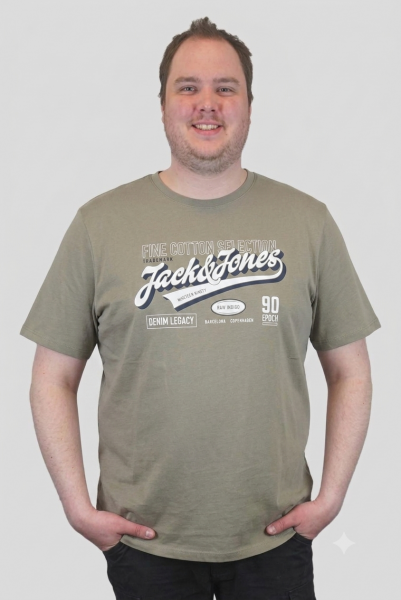 T-shirt LOGO 2 COL AW26 Vetiver